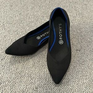 Rothy’s The Point in Black Size 10 with Insoles